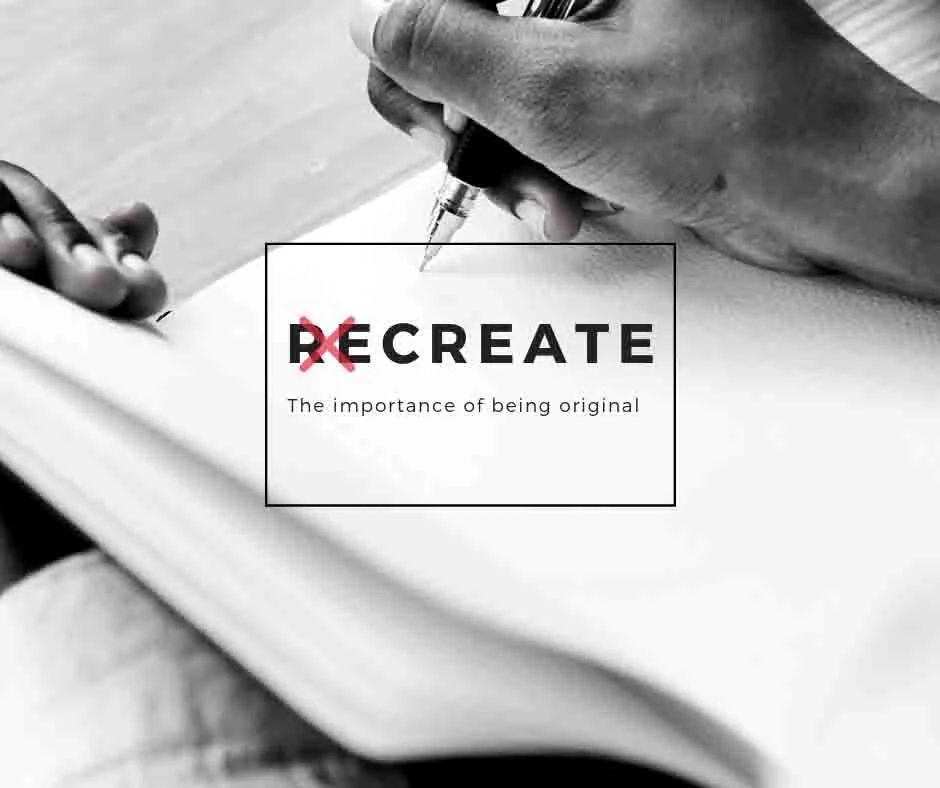 Plagiarism: Why your writeup needs to be original